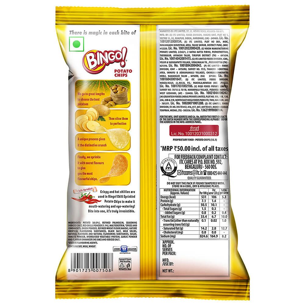 Bingo Chilli Sprinkled Chips (43 g)