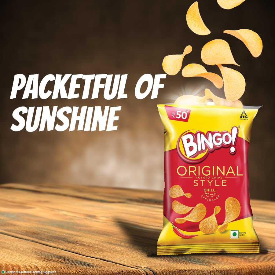 Bingo Chilli Sprinkled Chips (43 g)