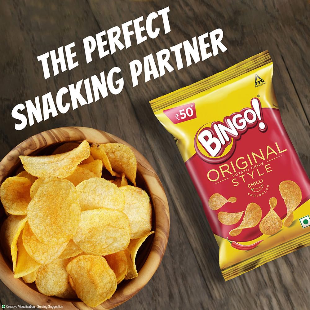 Bingo Chilli Sprinkled Chips (43 g)