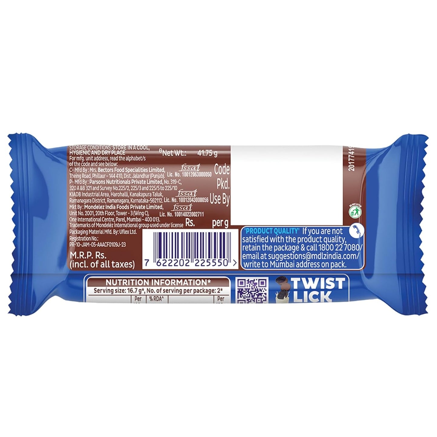 Oreo Chocolate Flavour Crème Sandwich Biscuit