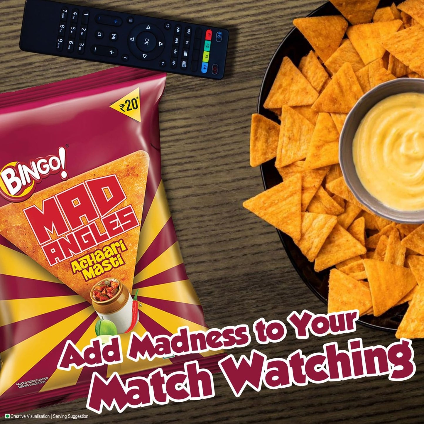 Bingo Mad Angles Achaari Masti Chips (60 g)