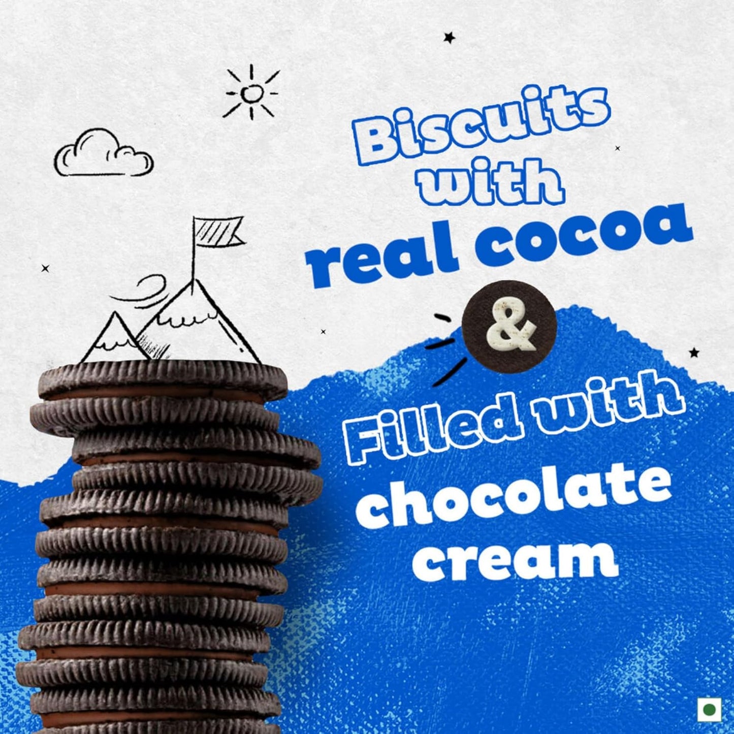 Oreo Chocolate Flavour Crème Sandwich Biscuit
