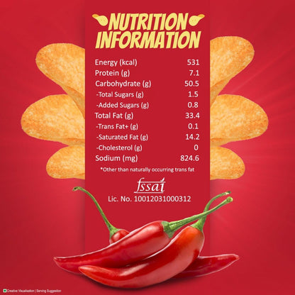 Bingo Chilli Sprinkled Chips  (43 g)