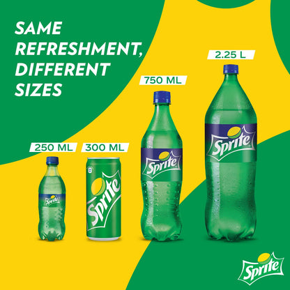 Sprite Soft Drink Bottle, 750 ml