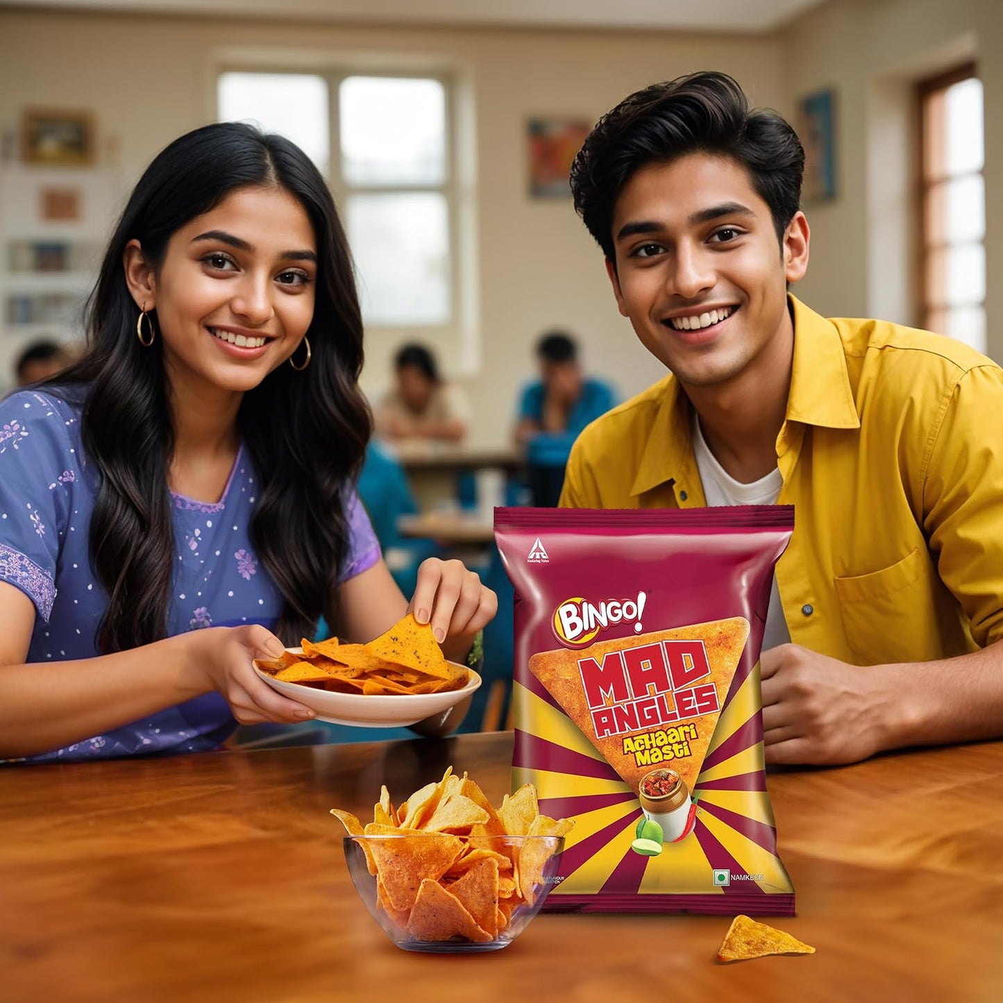 Bingo Mad Angles Achaari Masti Chips  (60 g)