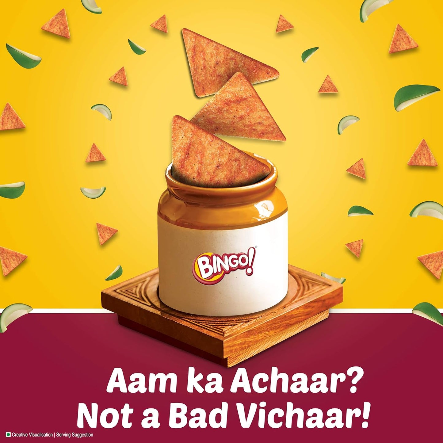Bingo Mad Angles Achaari Masti Chips  (60 g)